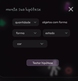 Imagem de um formulário para formulação de hipótese.